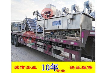 氣浴網帶清洗機發貨.